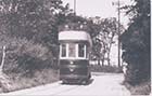 Tram No 8 in the reservation by Wheatsheaf corner 1924